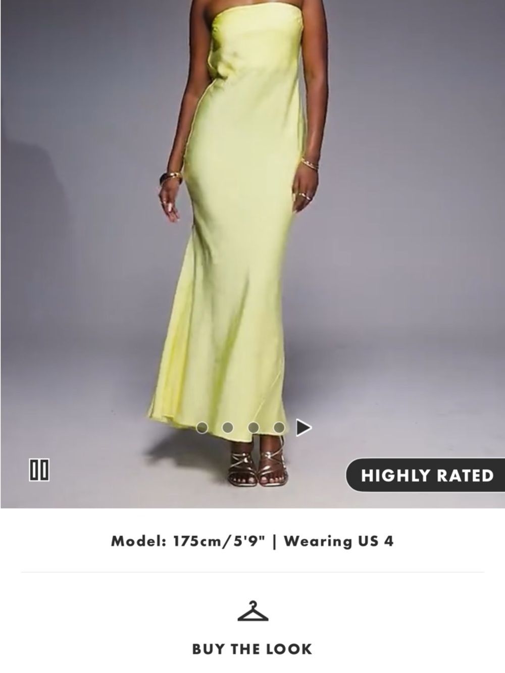 ASOS DESIGN
satin trapeze bandeau maxi dress with bow back detail in buttermilk